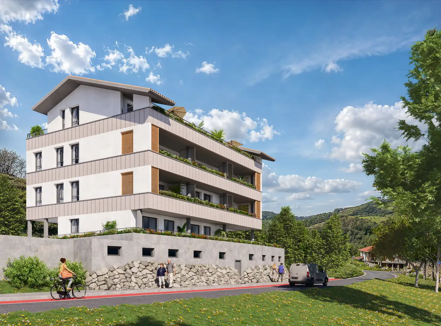 Exterior view of Flat for sale in Aizarnazabal  with Heating and Terrace