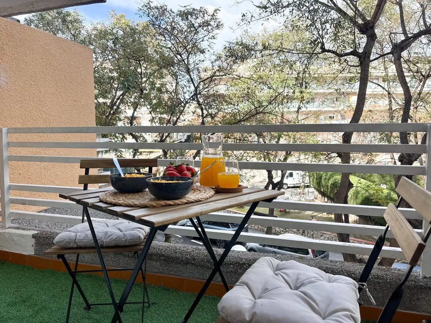 Terrasse von Wohnung zum Verkauf in Salou mit Klimaanlage, Heizung und Gemeinschaftspool