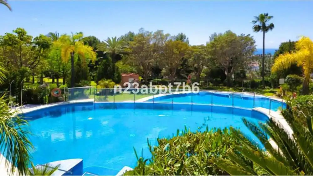 Garten von Wohnungen zur Miete in Marbella mit Klimaanlage, Terrasse und Schwimmbad