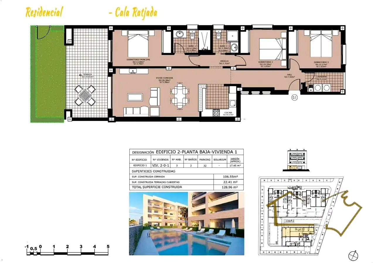 Flat for sale in Capdepera  with Air Conditioner, Private garden and Storage room