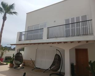 Exterior view of Single-family semi-detached for sale in Águilas  with Private garden, Terrace and Swimming Pool