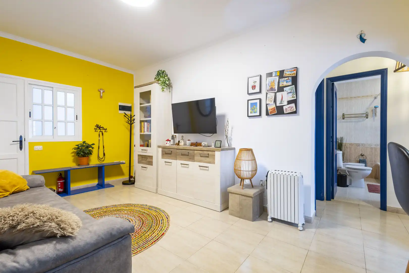 Sala de estar de Piso en venta en La Orotava con Calefacción y Amueblado