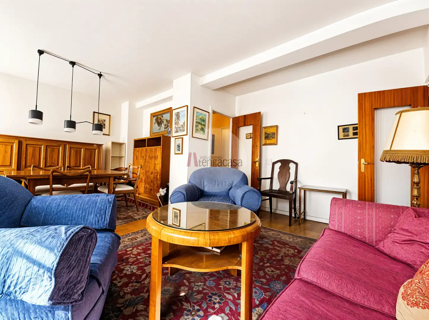 Sala de estar de Piso en venta en Madrid con Calefacción, Parquet y Trastero