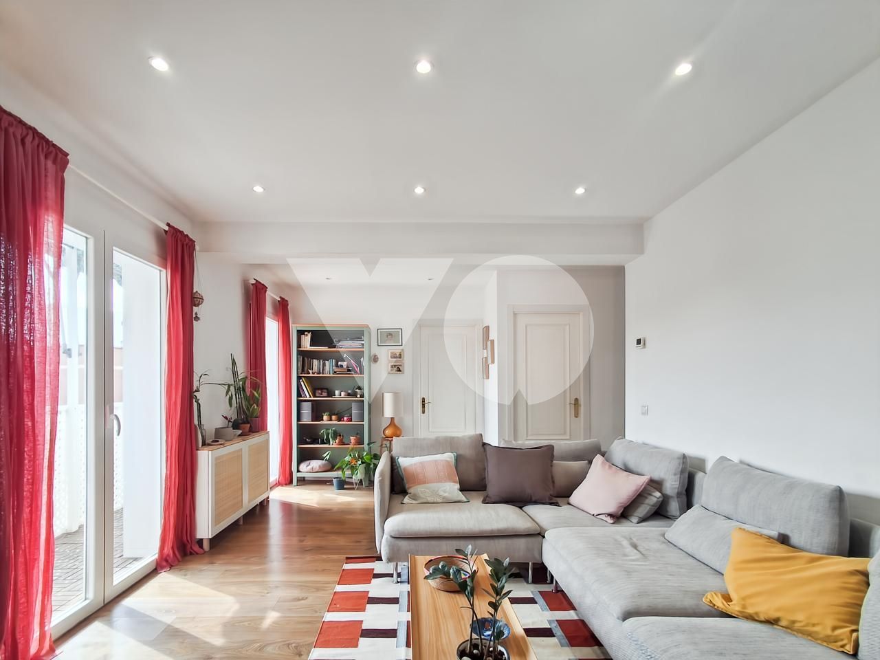 Sala de estar de Piso en venta en  Madrid Capital con Aire acondicionado, Calefacción y Terraza