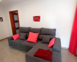 Living room of Flat to rent in Roquetas de Mar  with Heating, Terrace and Furnished