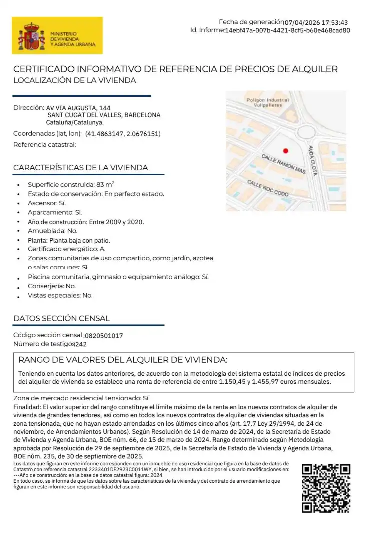 Parking de Planta baja de alquiler en Sant Cugat del Vallès con Aire acondicionado, Calefacción y Jardín privado