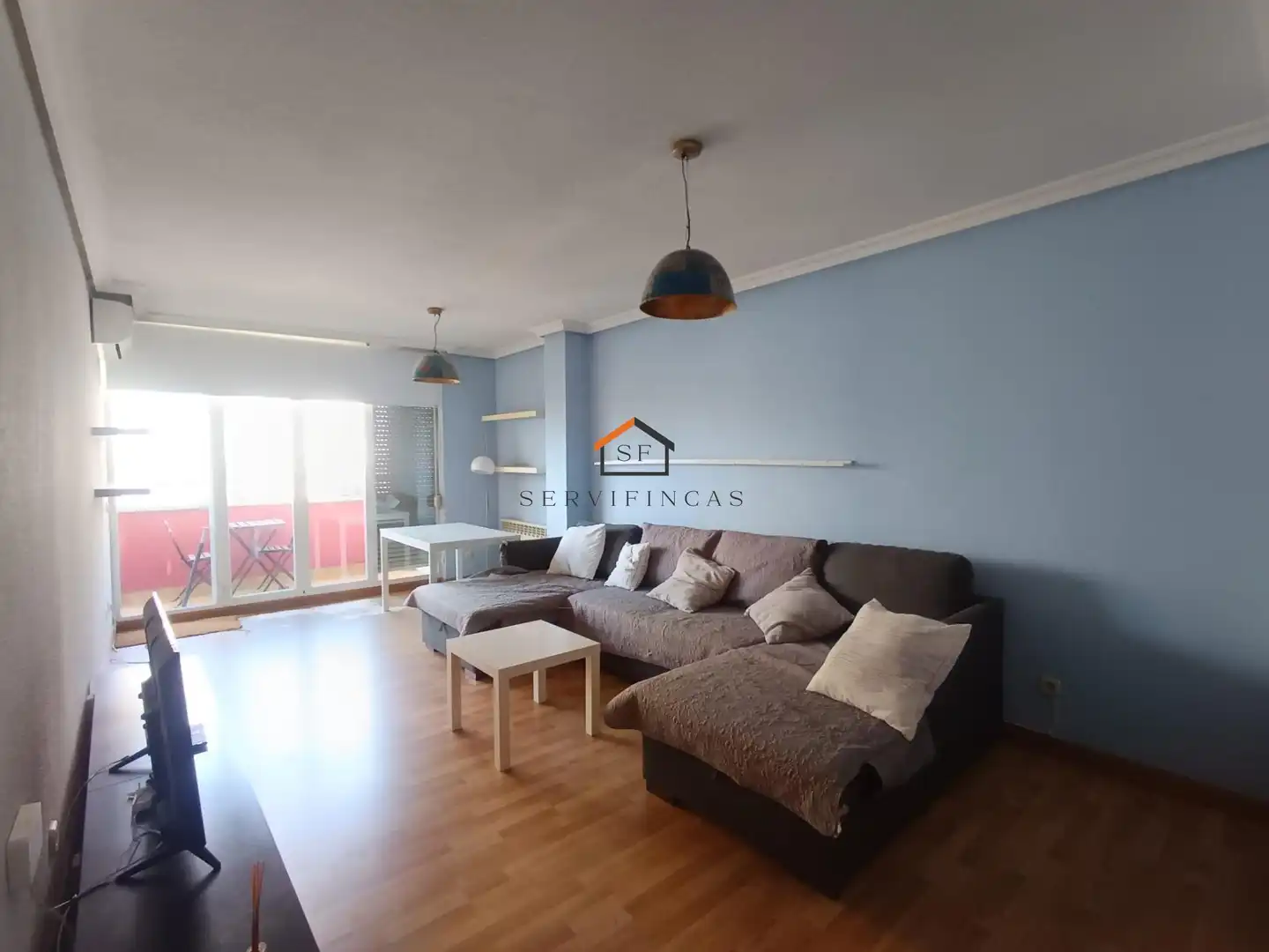 Sala de estar de Piso de alquiler en Madrid con Aire acondicionado, Calefacción y Terraza
