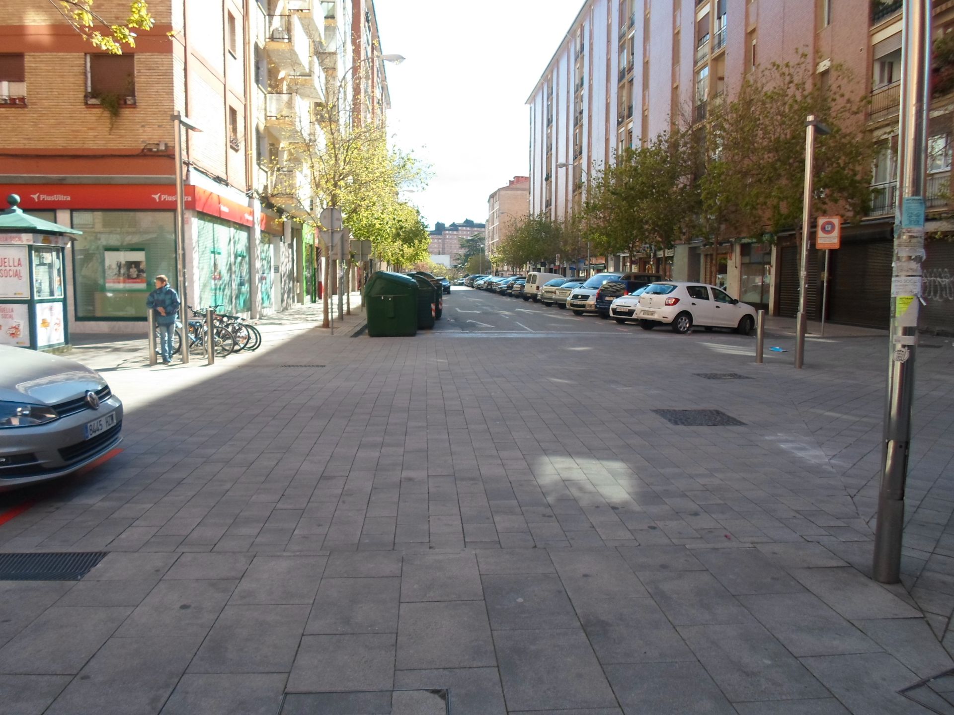 Vista exterior de Piso de alquiler en  Pamplona / Iruña con Calefacción, Parquet y Terraza