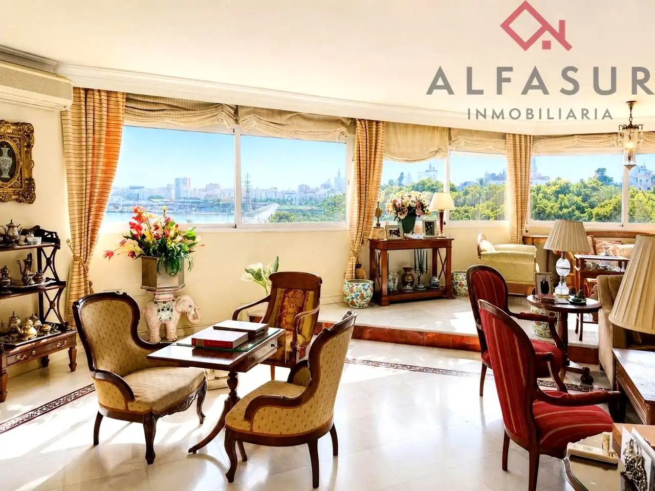 Sala de estar de Piso en venta en Málaga con Aire acondicionado, Terraza y Trastero