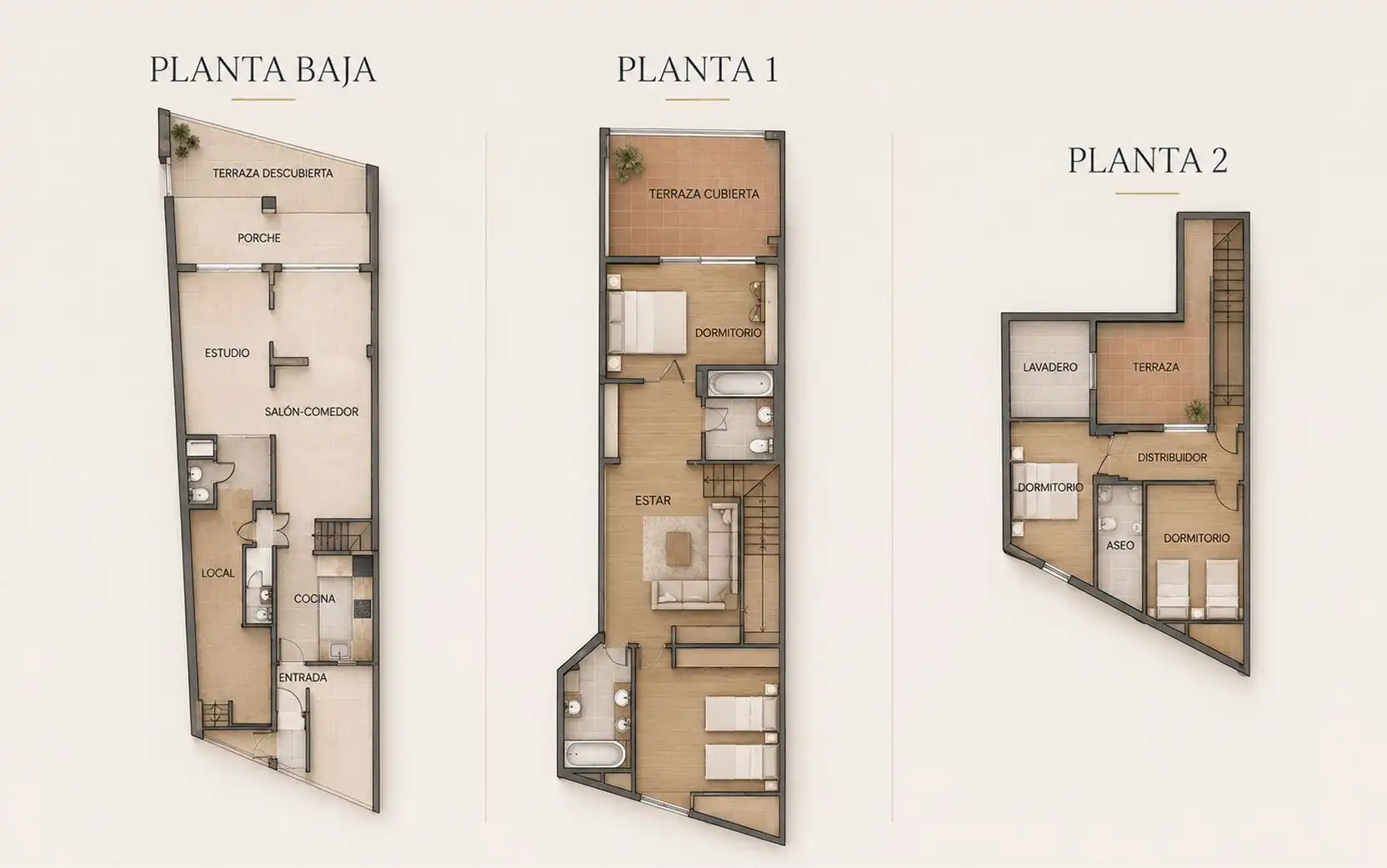 Duplexes for sale in Altea  with Air Conditioner, Heating and Private garden