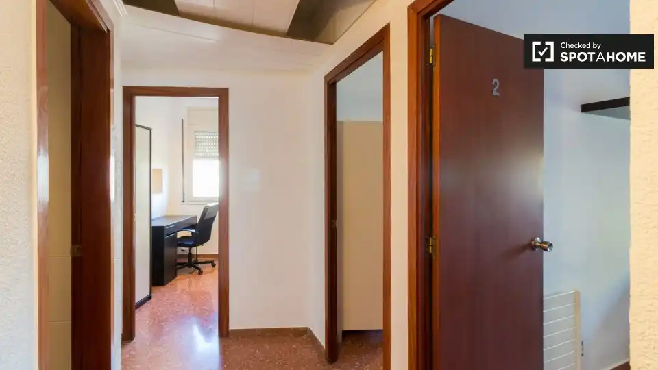 Flat for share in Barcelona  with Air Conditioner, Heating and Furnished