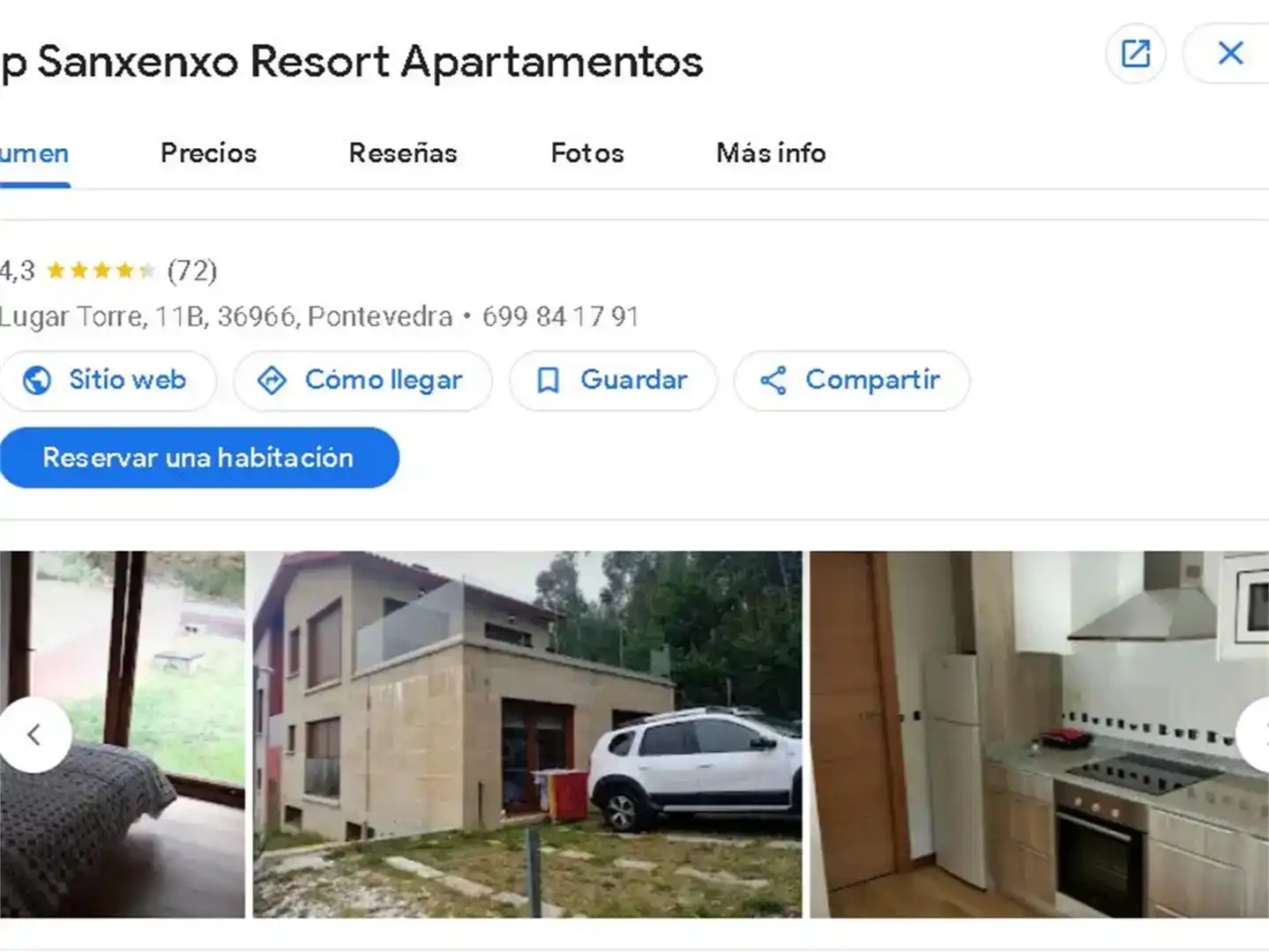 Jardí de Apartament en venda en Bueu amb Aire condicionat, Piscina i Moblat