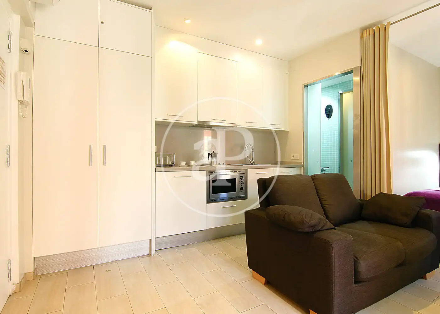 Küche von Wohnung zum Verkauf in Barcelona mit Klimaanlage, Heizung und Möbliert