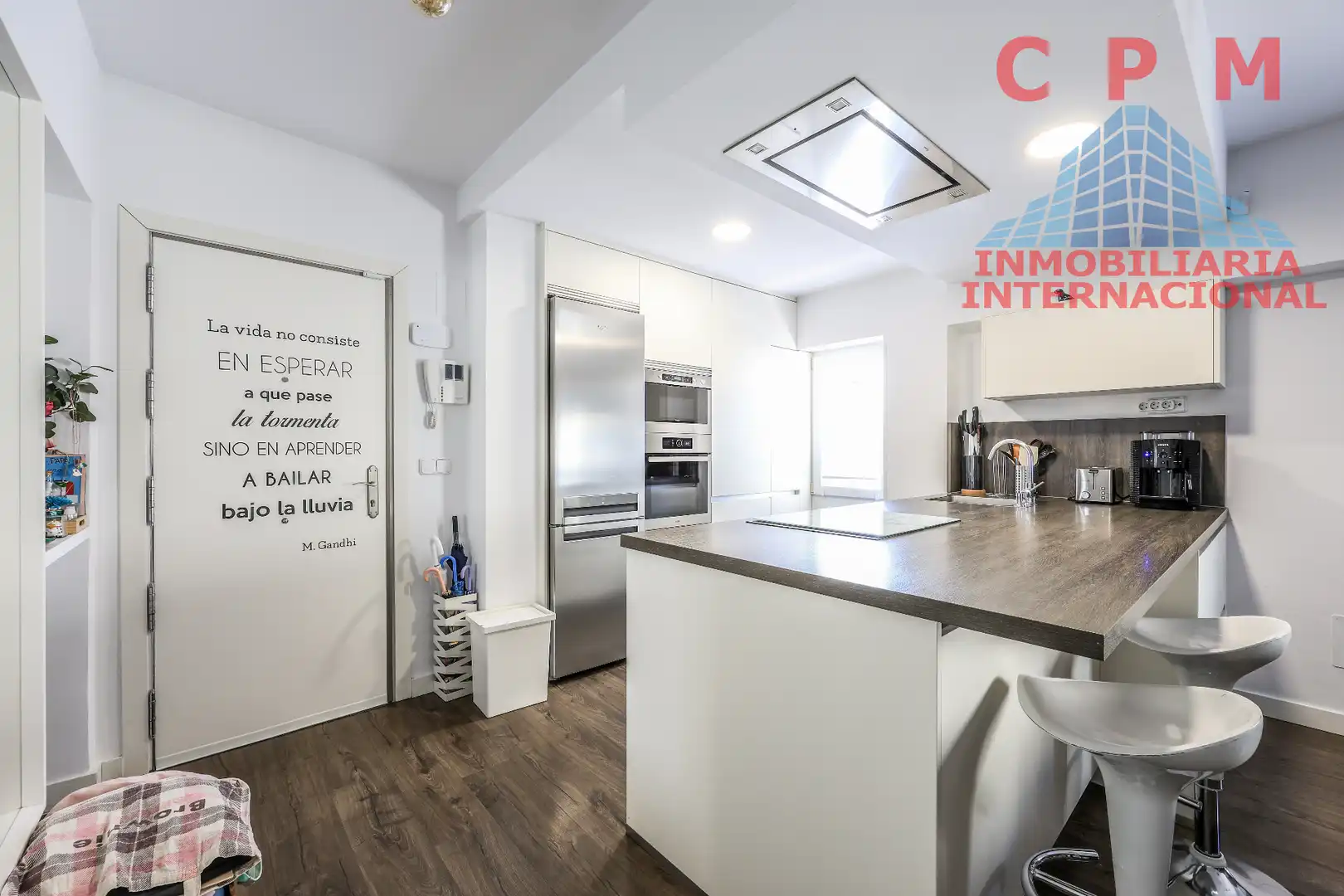 Küche von Wohnung zur Miete in Madrid mit Klimaanlage, Heizung und Parkett