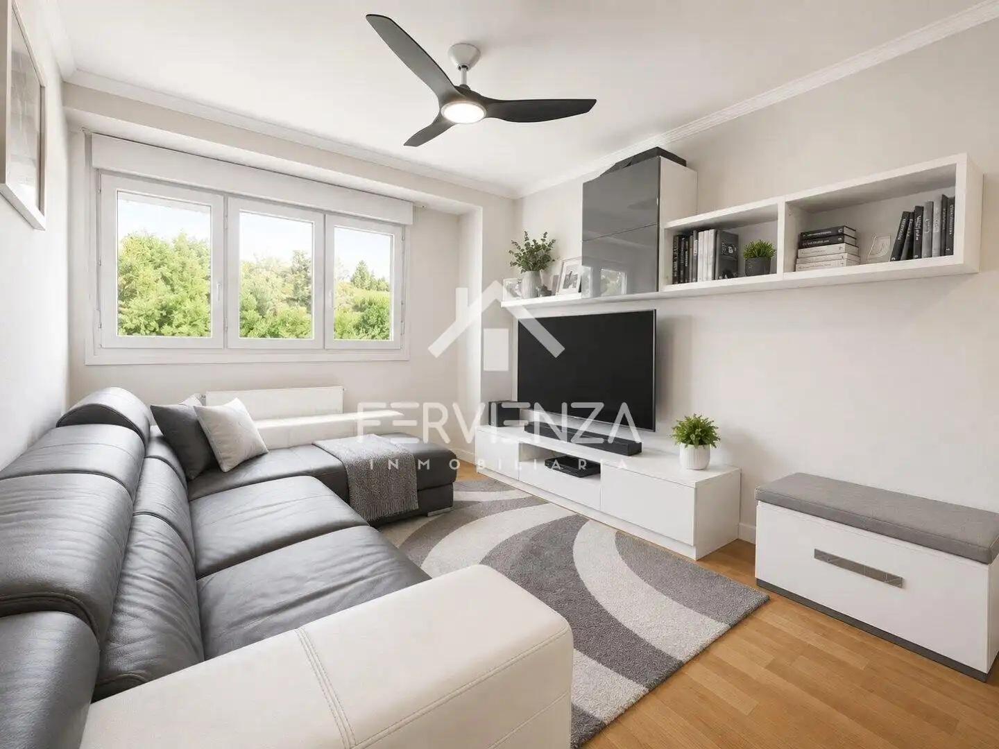 Sala de estar de Piso en venta en Oviedo 