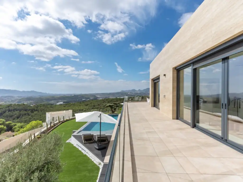 Terraza de Casa o chalet en venta en Altea con Aire acondicionado, Calefacción y Jardín privado