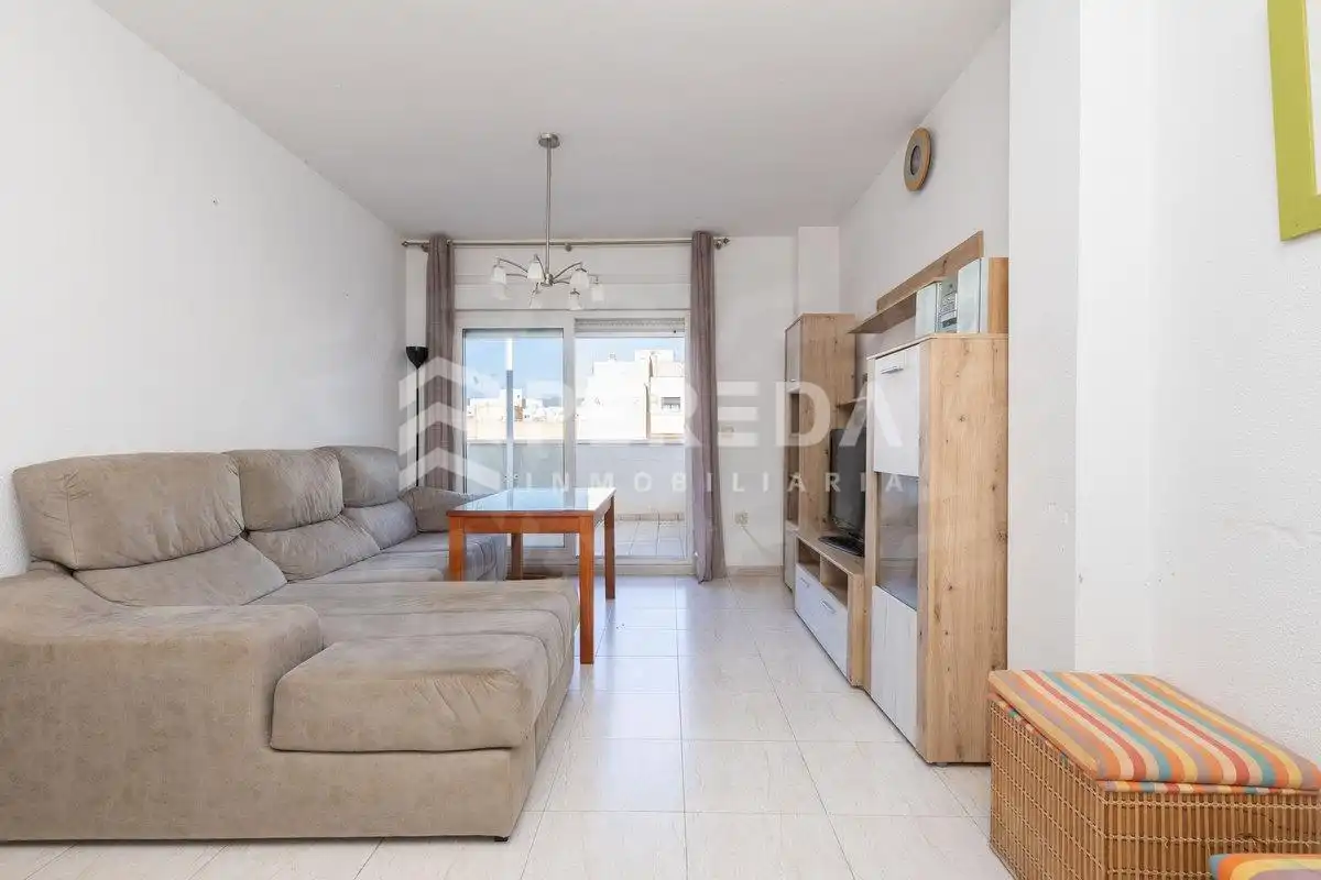 Living room of Attic for sale in Roquetas de Mar