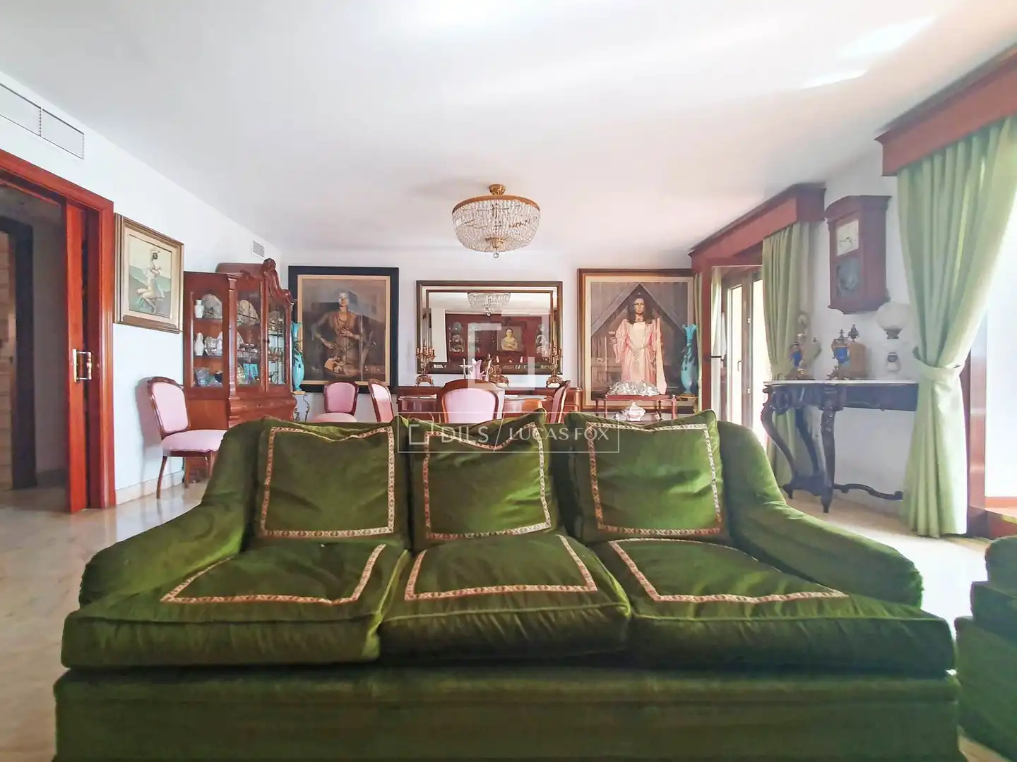 Sala de estar de Ático en venta en Málaga con Terraza