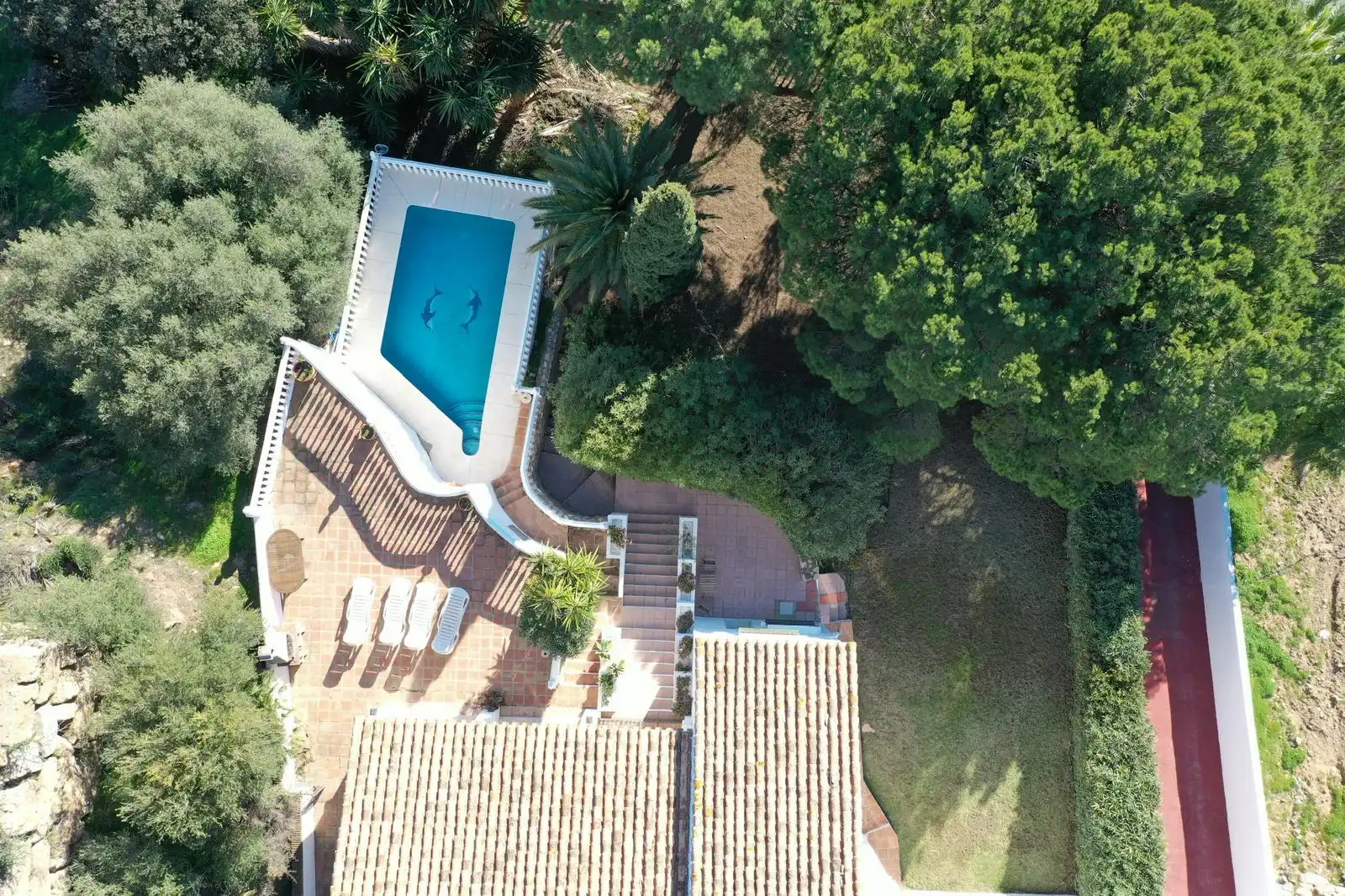 Jardín de Casa o chalet en venta en Mijas con Aire acondicionado, Jardín privado y Terraza