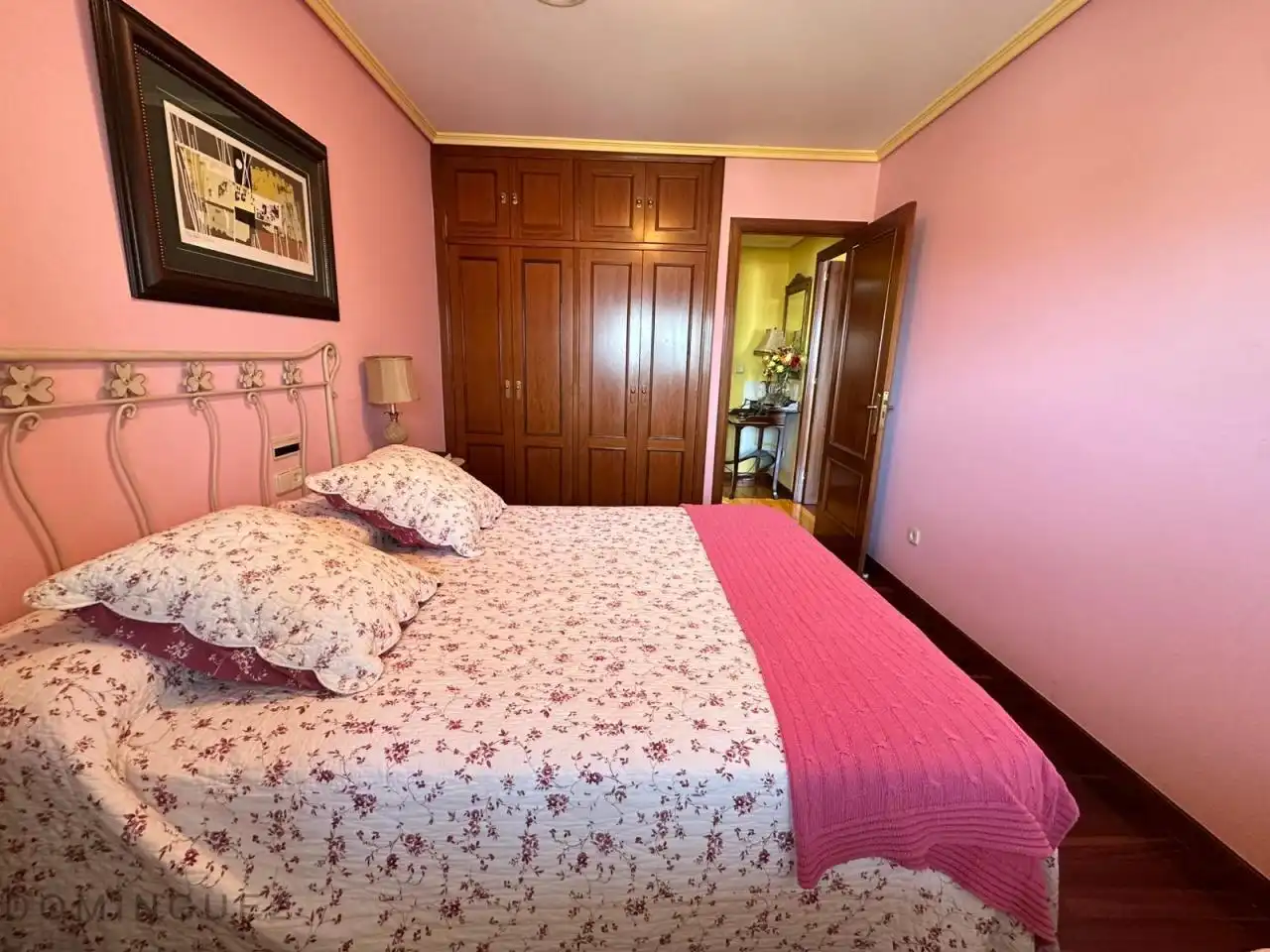 Bedroom of Flat for sale in Vigo   with Heating, Parquet flooring and Terrace