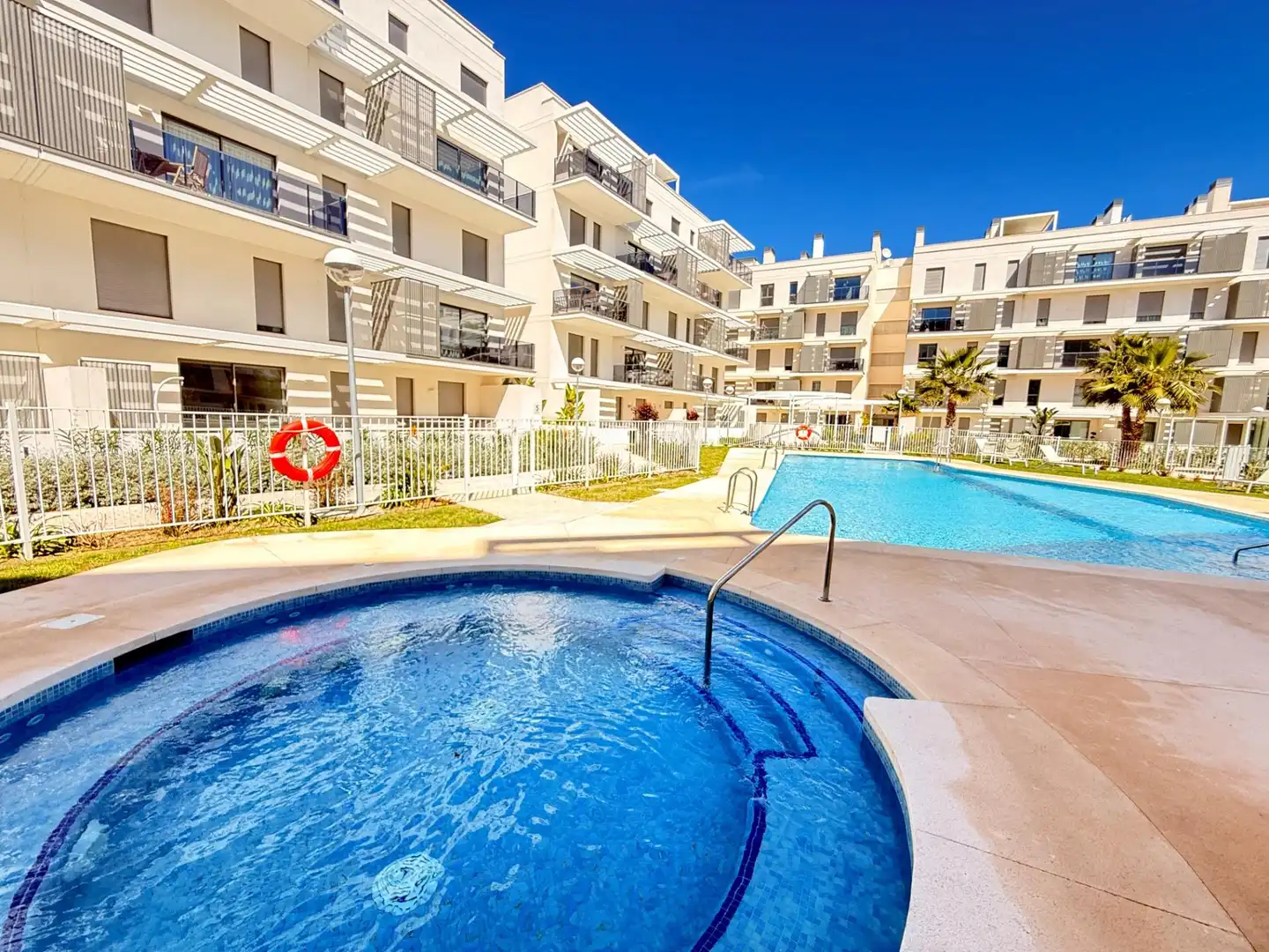 Swimming pool of Attic for sale in Dénia  with Air Conditioner, Private garden and Terrace