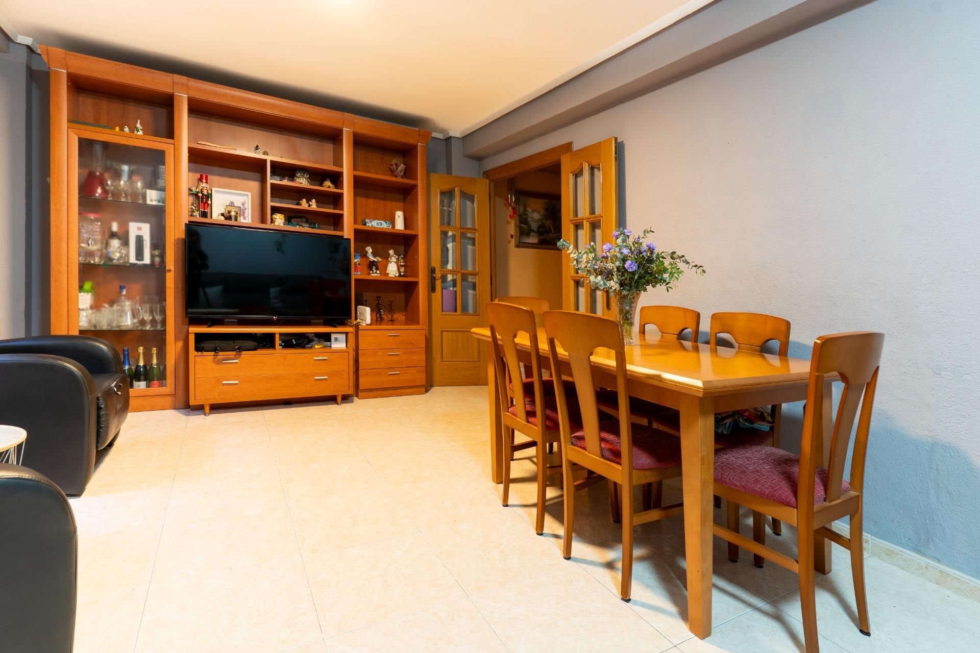 Sala d'estar de Pis en venda en  Valencia Capital amb Aire condicionat, Terrassa i Balcó