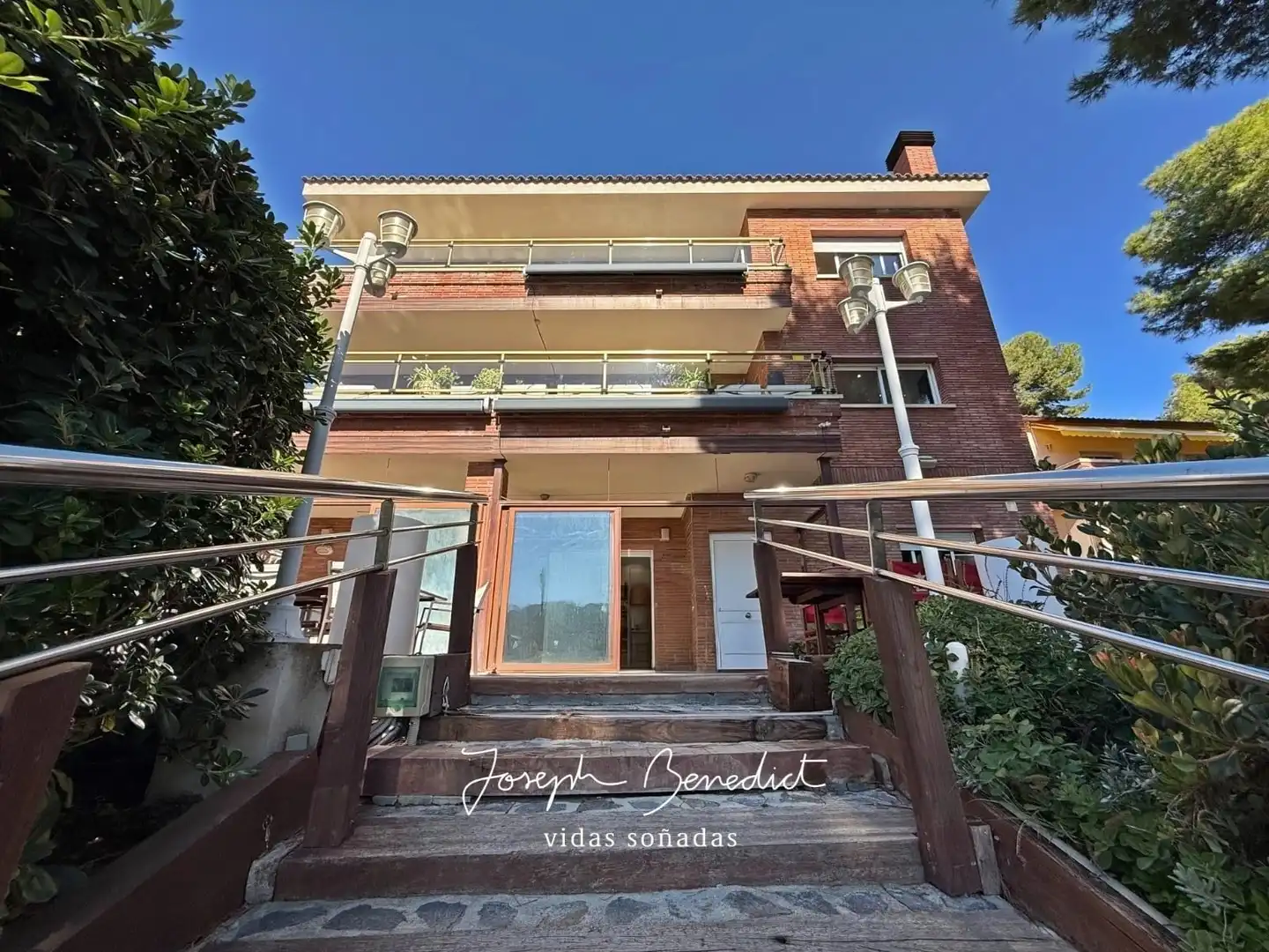 Exterior view of Houses for sale in Castelldefels  with Air Conditioner, Heating and Private garden