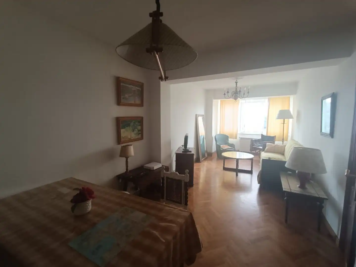 Sala de estar de Piso de alquiler en A Coruña Capital  con Calefacción y Amueblado