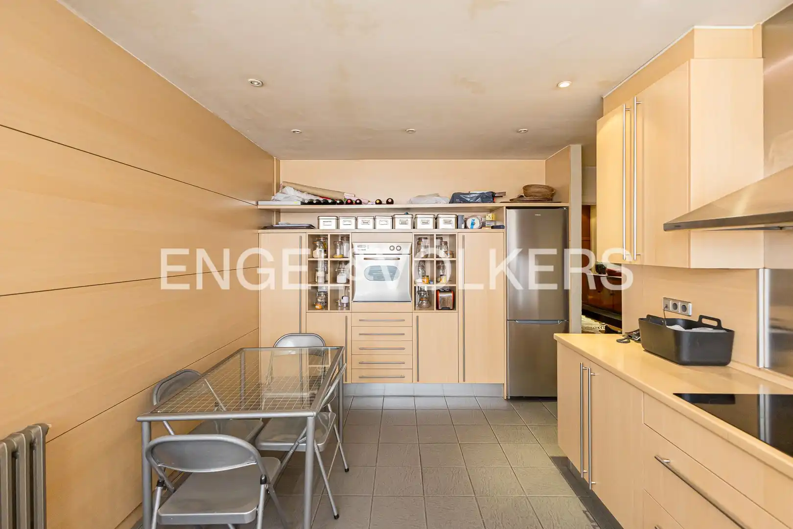 Kitchen of Flat for sale in Madrid  with Air Conditioner, Heating and Private garden