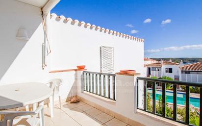 Terrassa de Apartament en venda en Es Castell amb Terrassa i Piscina