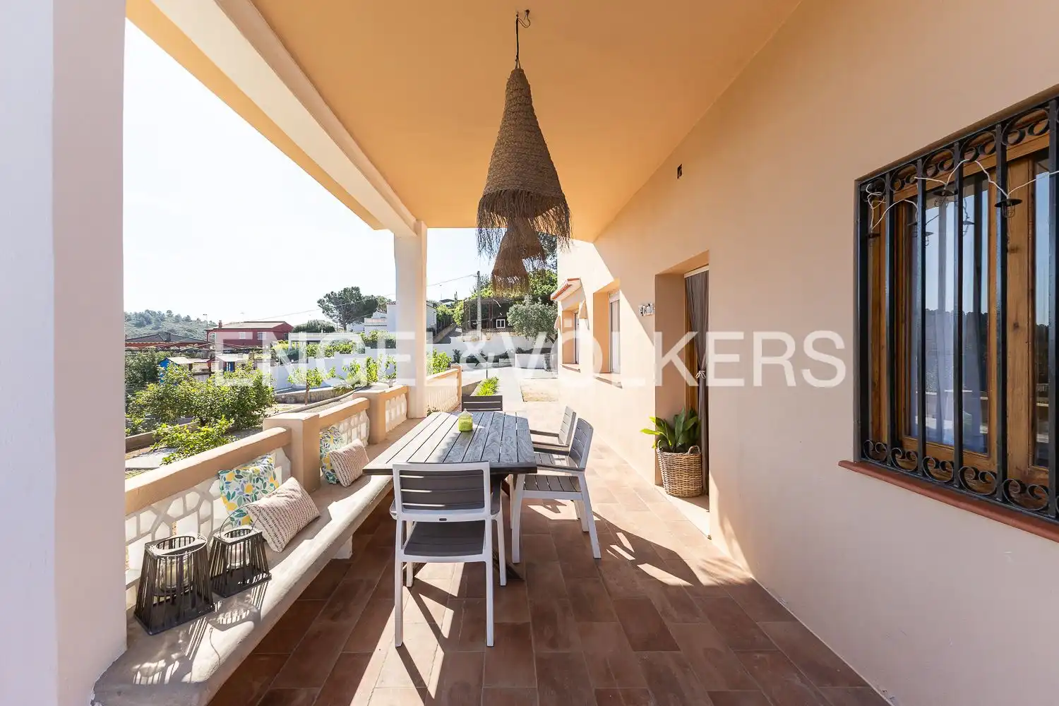 Terrassa de Casa o xalet de lloguer en Corbera amb Aire condicionat, Calefacció i Jardí privat