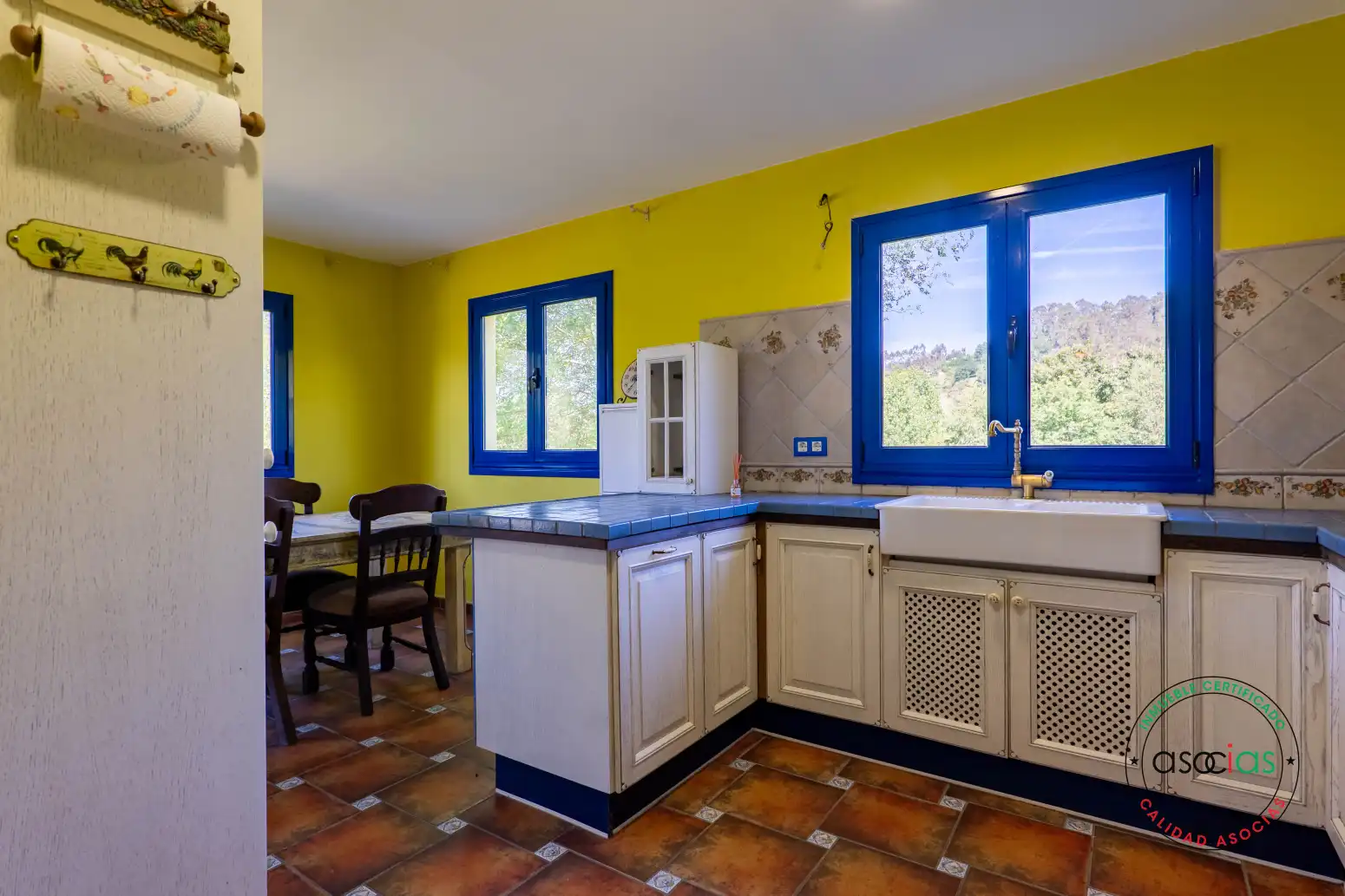 Cocina de Casa o chalet en venta en Siero con Terraza