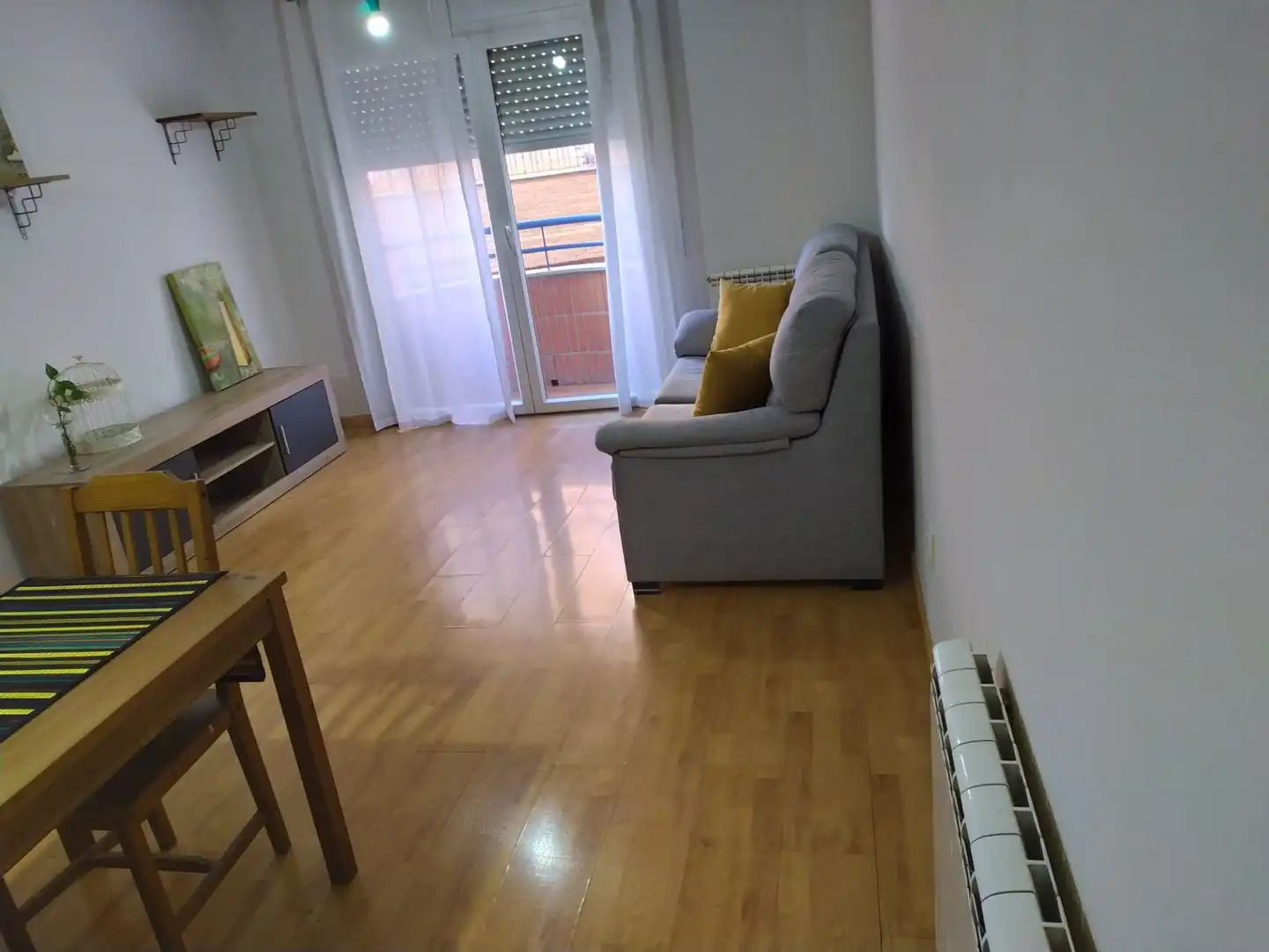 Sala d'estar de Pis en venda en Lleida amb Aire condicionat i Moblat
