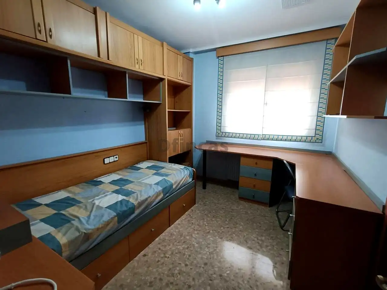 Schlafzimmer von Wohnung zur Miete in Teruel mit Heizung, Terrasse und Möbliert