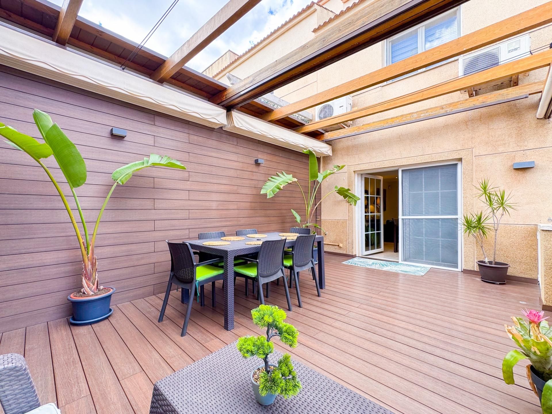 Terrace of House or chalet for sale in Valls  with Heating, Private garden and Swimming Pool