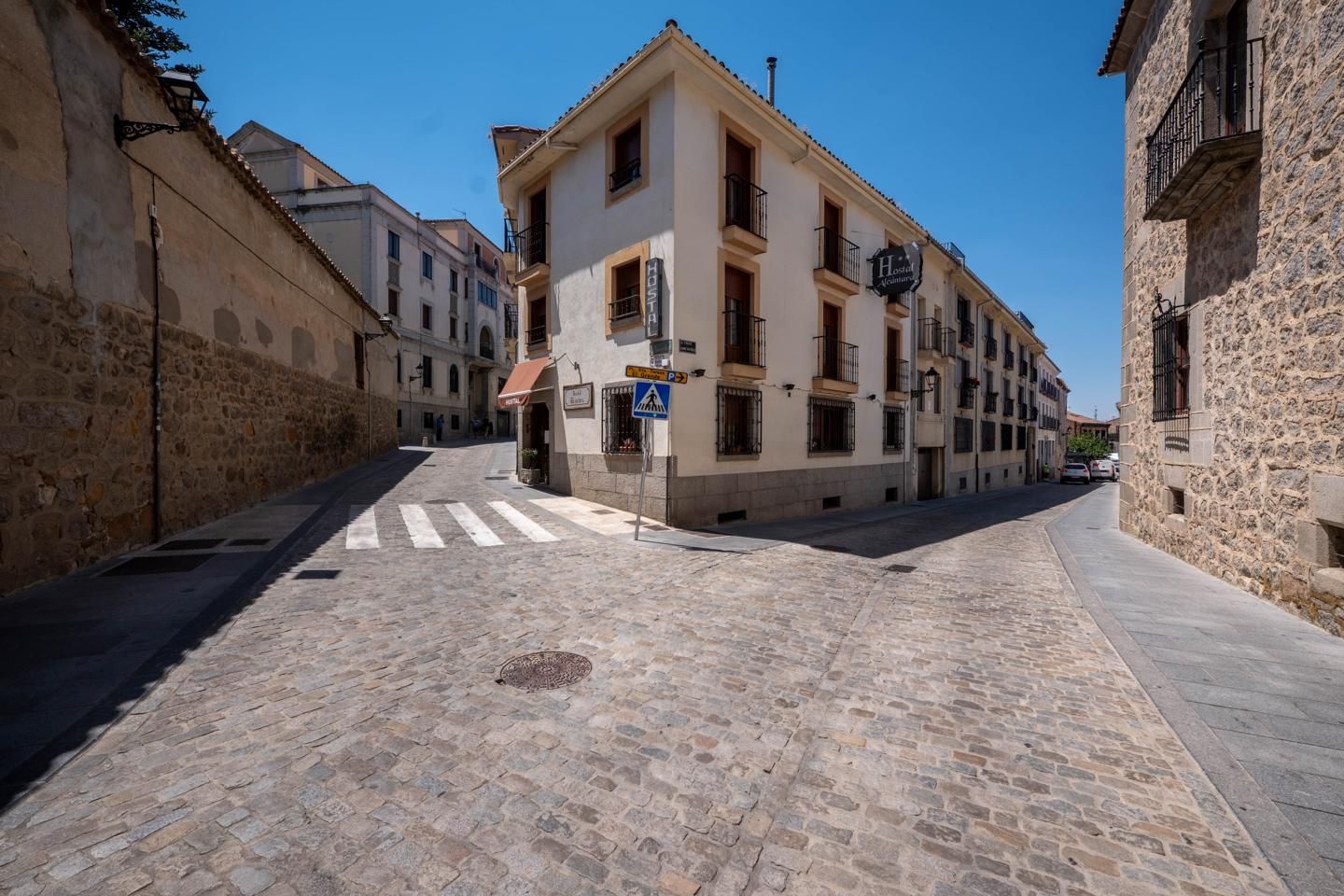 Vista exterior de Apartament de lloguer en Ávila Capital amb Calefacció, Parquet i Moblat