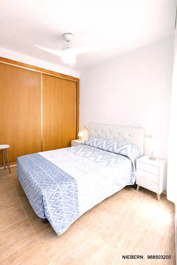 Schlafzimmer von Einfamilien-Reihenhaus zur Miete in La Unión mit Klimaanlage, Terrasse und Möbliert