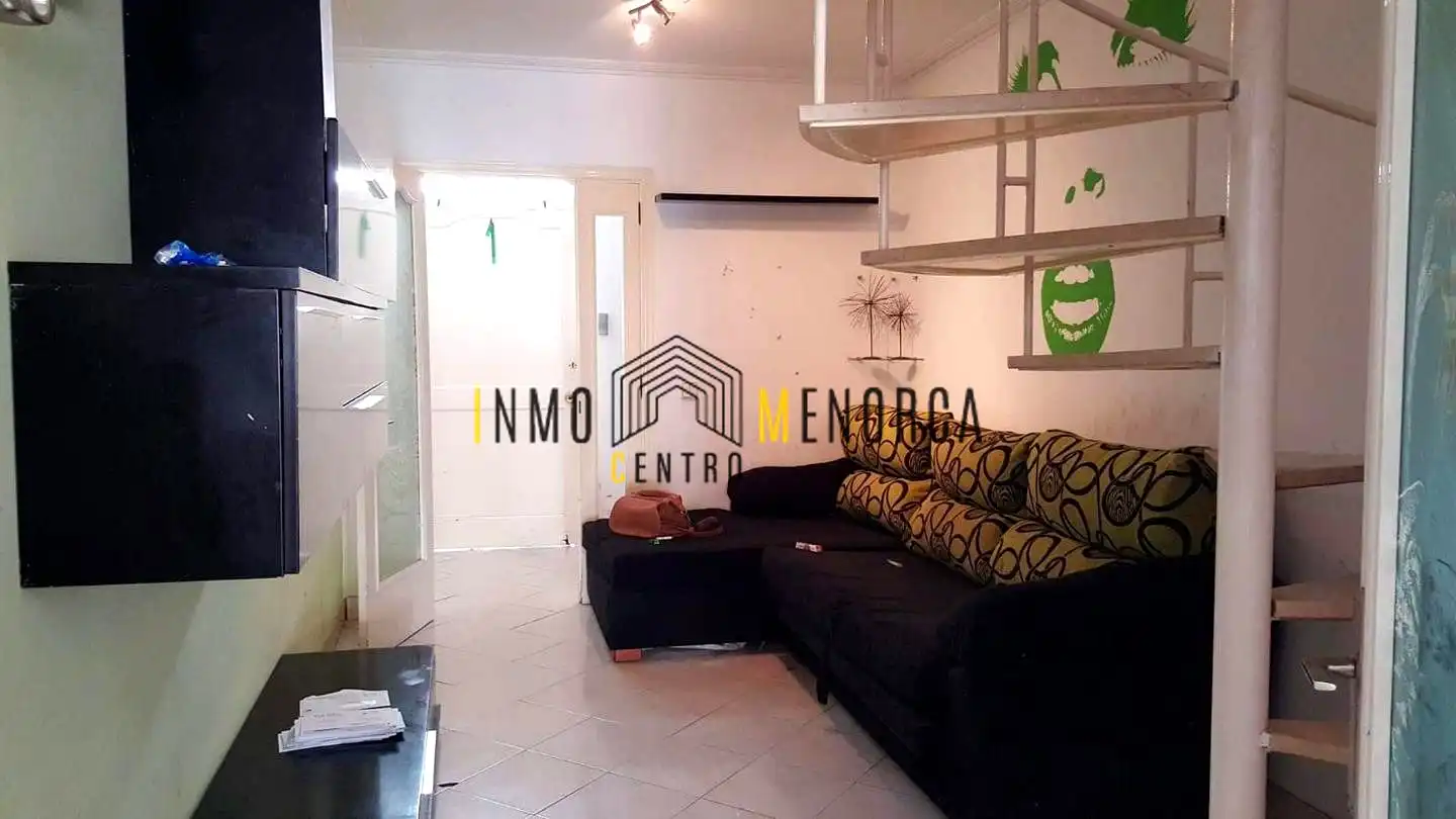 Sala de estar de Casa adosada en venta en Maó - Mahón con Trastero