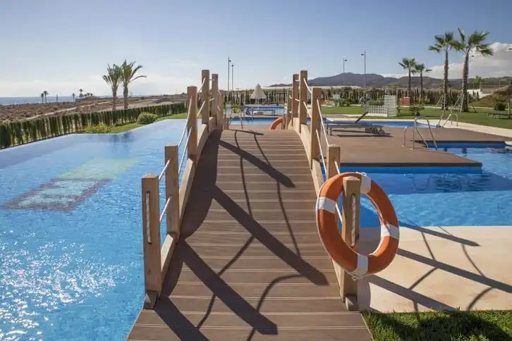 Swimming pool of Apartments for sale in Pulpí  with Air Conditioner, Terrace and Storage room
