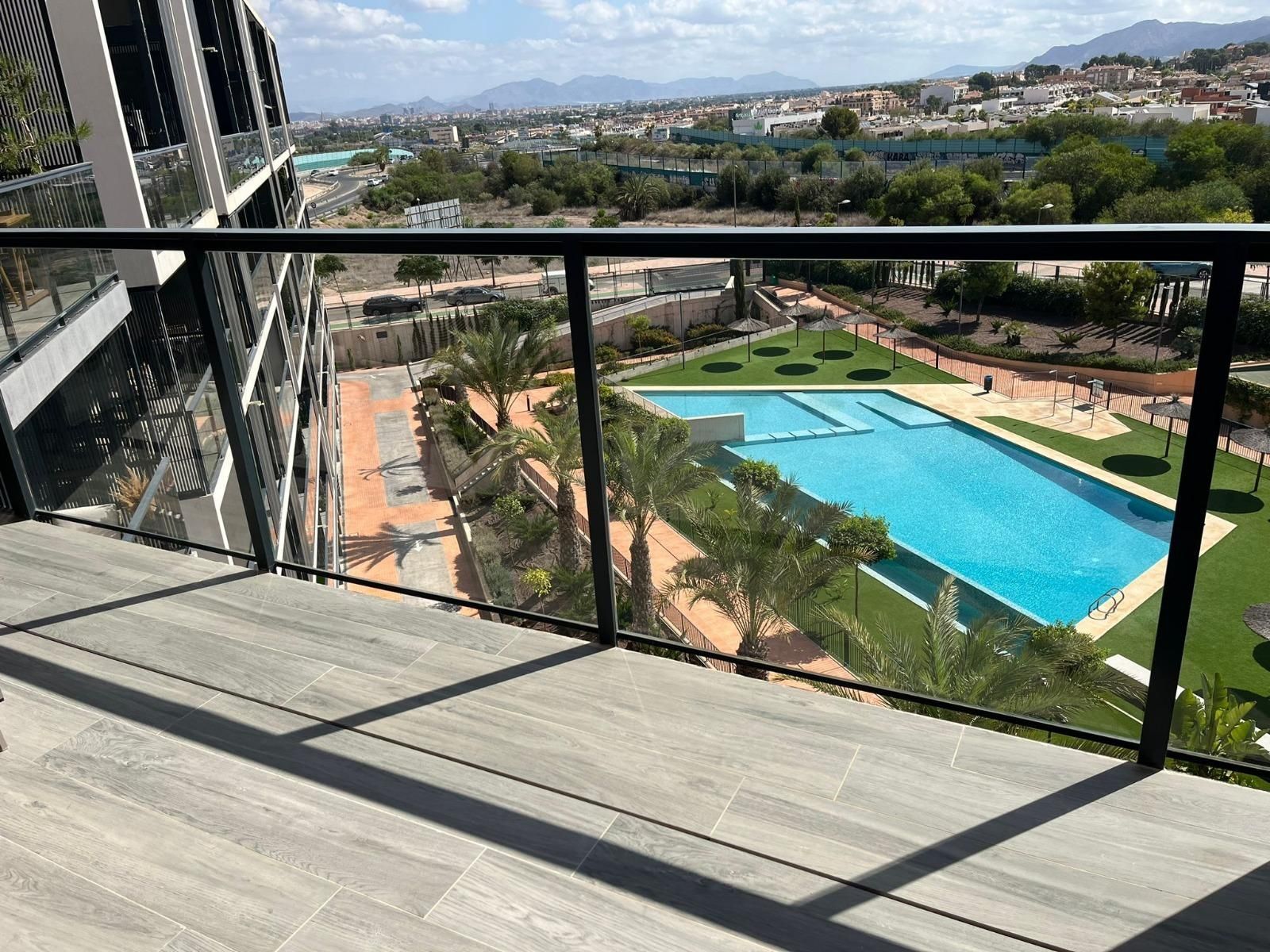 Swimming pool of Apartment for sale in  Murcia Capital  with Air Conditioner, Heating and Private garden
