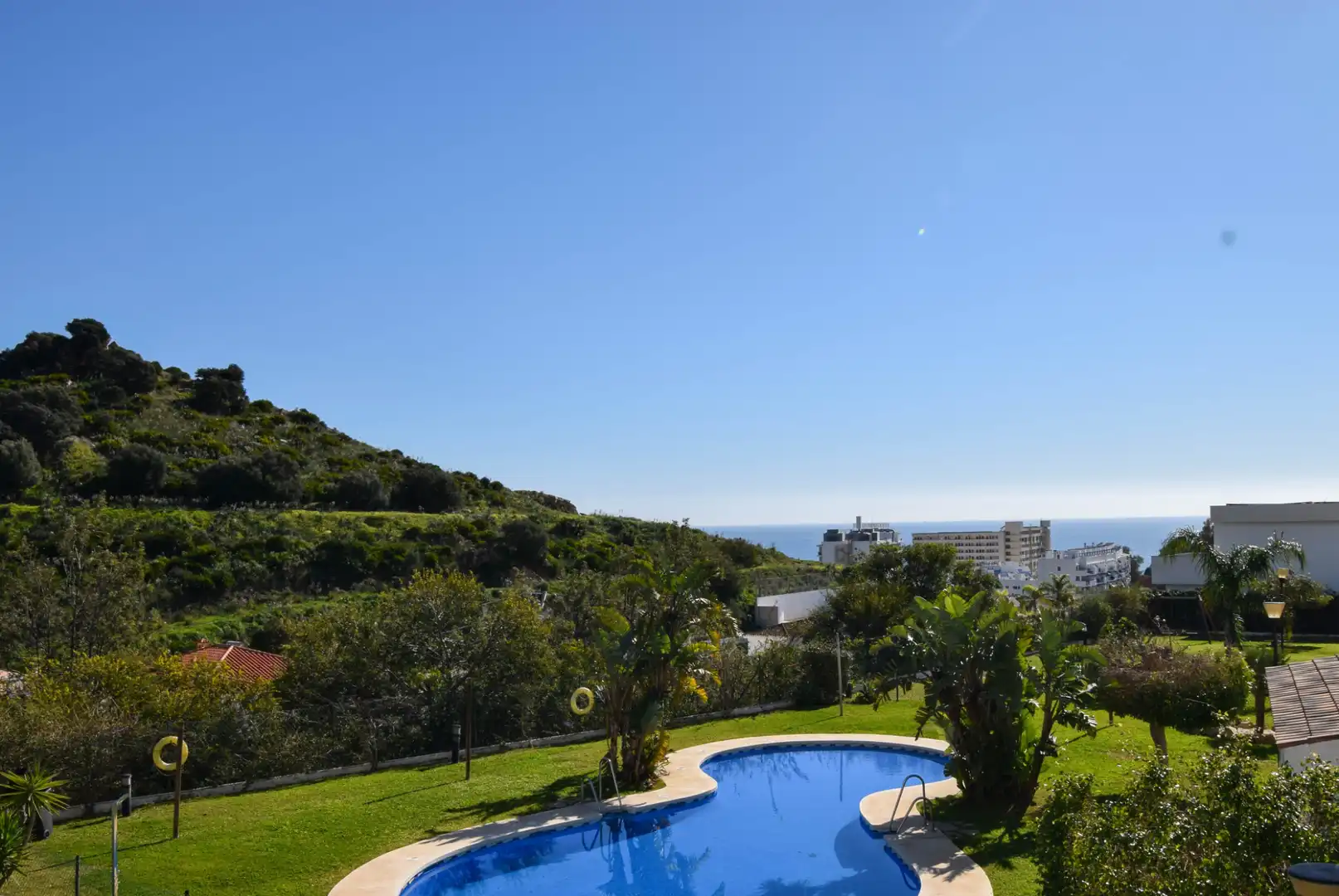 Jardí de Apartament en venda en Benalmádena amb Aire condicionat, Terrassa i Moblat