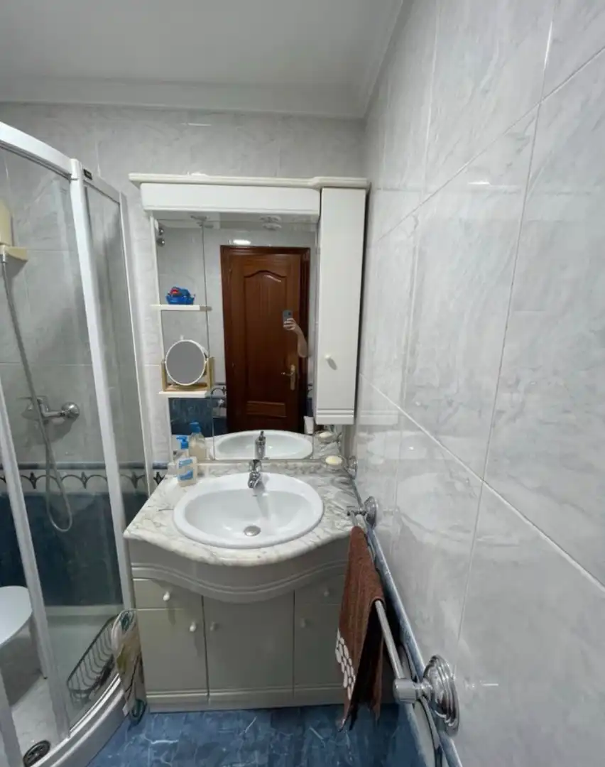 Baño de Ático en venta en A Estrada  con Terraza, Trastero y Amueblado