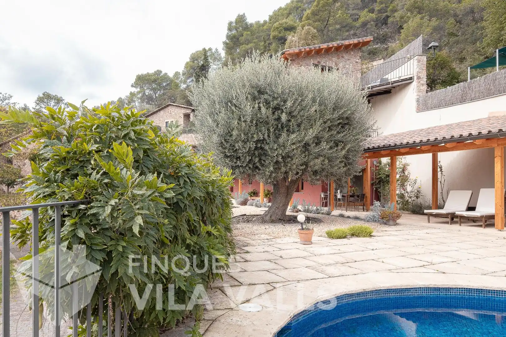 Vista exterior de Casa o chalet en venta en Gallifa con Aire acondicionado, Calefacción y Jardín privado