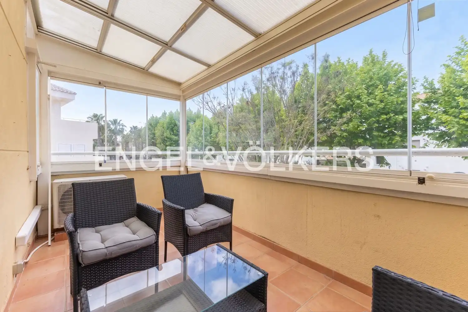 Terrace of Flat for sale in Jávea / Xàbia  with Air Conditioner, Heating and Private garden