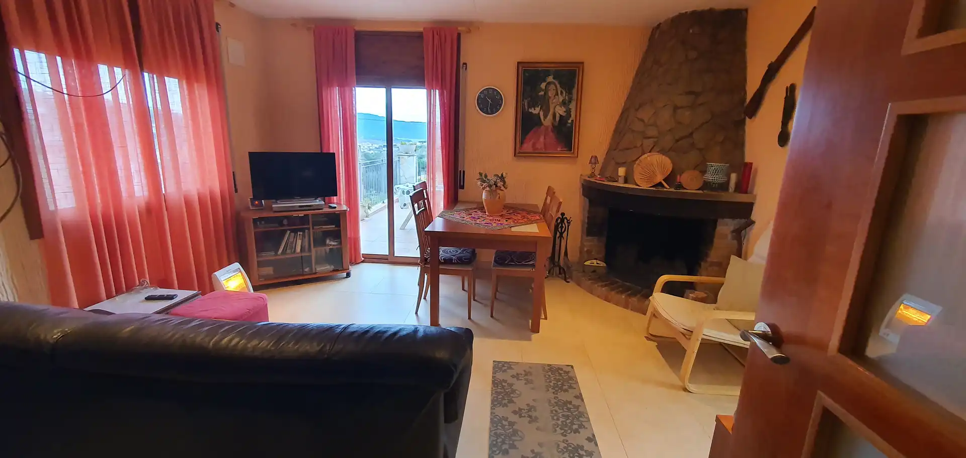 Sala d'estar de Casa o xalet en venda en Tordera amb Aire condicionat, Calefacció i Jardí privat