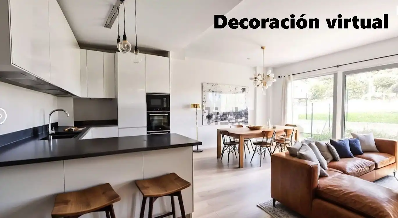 Küche von Wohnung zum Verkauf in Ribamontán al Mar mit Heizung, Privatgarten und Terrasse