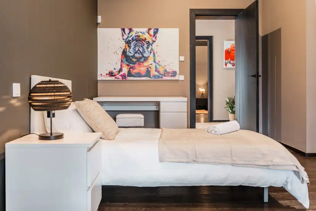 Schlafzimmer von Country house zum Verkauf in Marratxí mit Klimaanlage, Heizung und Privatgarten