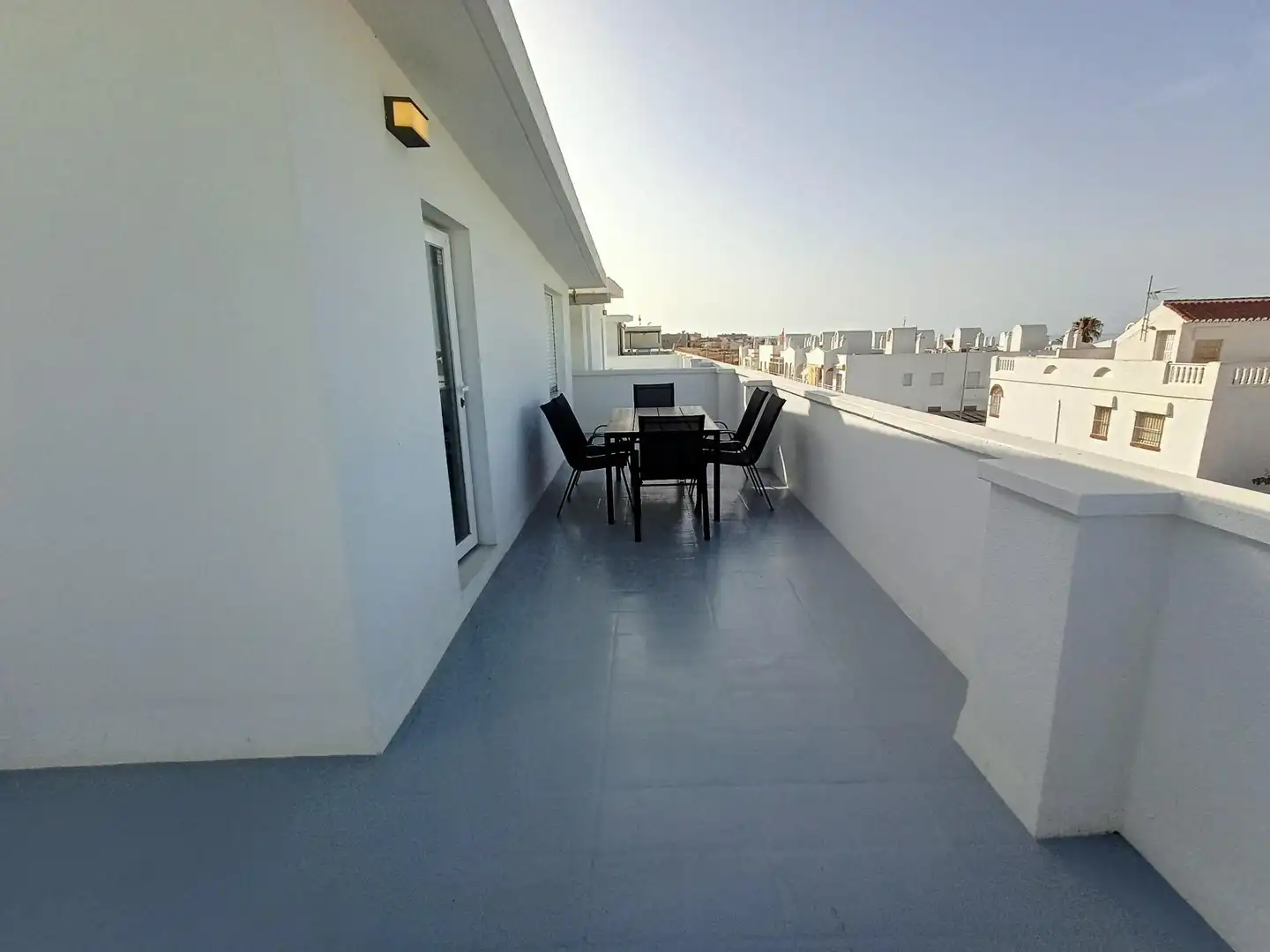 Terrace of Flat for rent in Balanegra  with Community pool