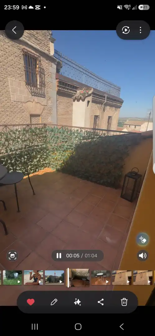 Terrace of Apartments for rent in Toledo  with Air Conditioner, Heating and Parquet flooring