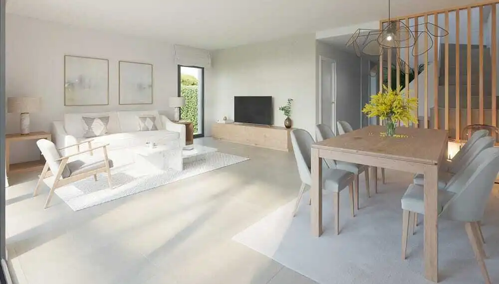 Wohnzimmer von Country house zum Verkauf in Llucmajor mit Klimaanlage, Heizung und Terrasse